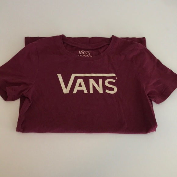 burgundy vans junior
